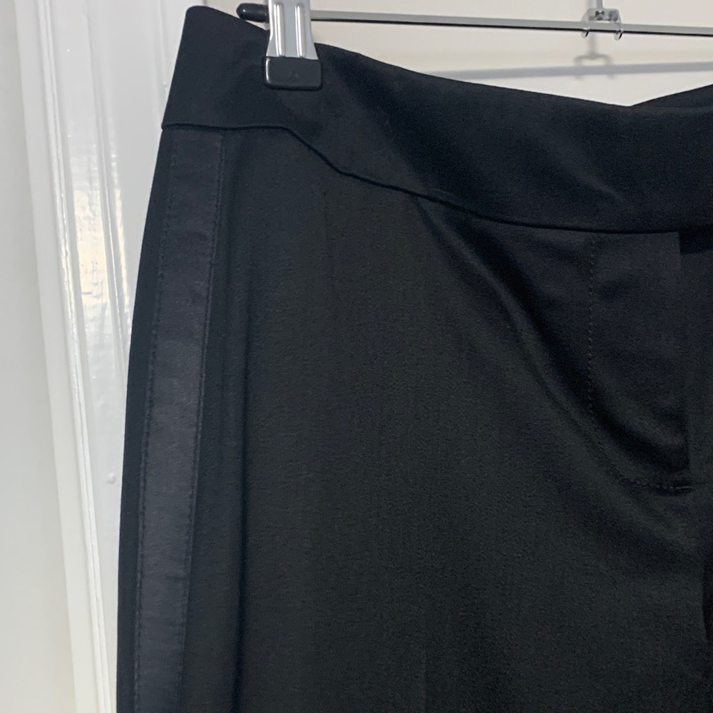 JCrew black tuxedo dress trousers